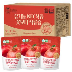 [건강즙] 유기농마루 NFC 착즙 꽃보다 석류즙 70ml x 60개