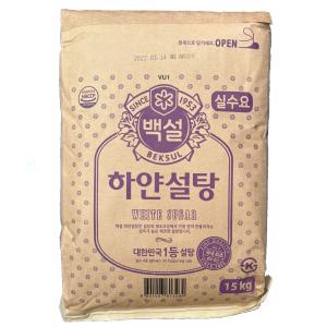 CJ제일제당 백설 하얀설탕 15kg