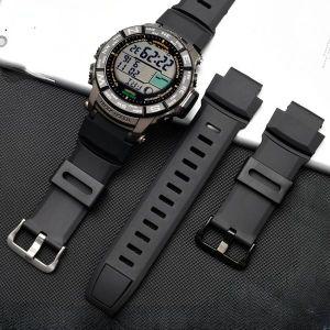 호환 스트랩 시계 밴드 시계줄 실리콘 카시오 G-shock Protrek PRG-500 510 550 280 250 PRG-260 270 500 P