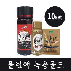 (신포장)풀린애 녹용골드+아르기닌+헛개골드환 혼합음료 10SET 1박스