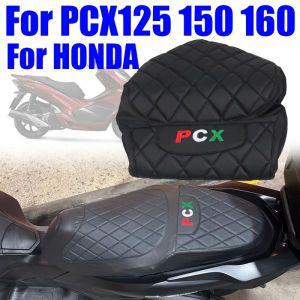 혼다 PCX125 PCX150 PCX160 PCX 160 125 150 가죽 시트 쿠션 커버 오토바이 액세서리 보호 패드 케이스