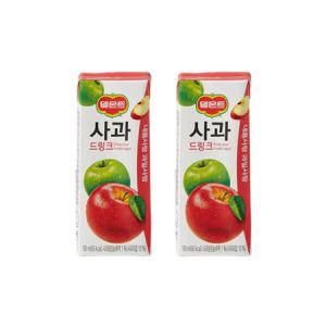 델몬트 드링크 팩 사과 190ml 48개 팩음료 무료배송