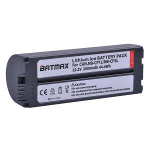 Batmax 캐논 포토 프린터용 NB-2LH 배터리, 셀피 CP800,CP900,CP910,CP1200,CP100,CP1300,CP1500, 2000mAh