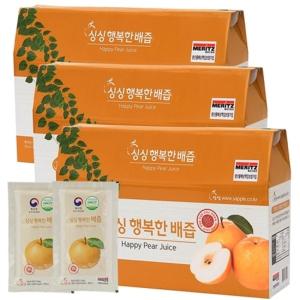 싱싱 국내산 배즙 100ml x 90포(3박스)