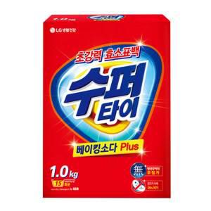 수퍼타이 카톤 1kg 가루세제 세탁세제 빨래 슈퍼타이