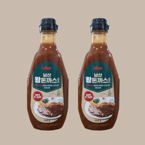 남산 왕돈까스 소스 540g x 2입 1박스 시아스 옛날 돈가스 소스