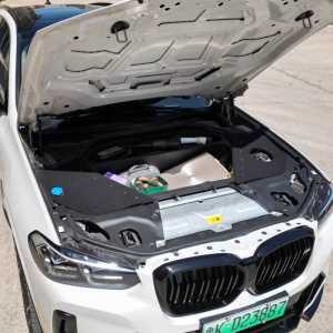 BMW ix3 본넷 전면 튜닝 본네트 정리함 슬랫 블랙