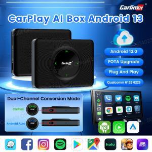 카링킷 CarlinKit 스마트 TV 박스 안드로이드 13 무선 자동 및 CarPlay QCM6125 6225 유선