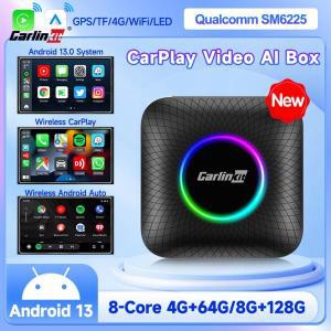 카링킷 CarlinKit 안드로이드 13 Ai 박스 Snapdragon SM6225 8 코어 무선 자동 CarPlay 어댑터