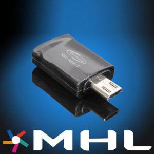 NETmate NM MG11 MHL 5핀 to 11핀 변환 젠더 블랙 hdmi컨버터 미러링케이블c타입