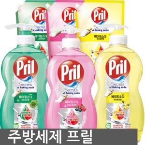 해피클럽 [프릴] 주방세제 750ml / 1000ml/용기/리필