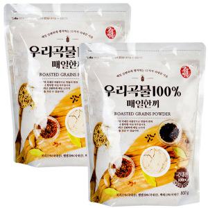 11가지 우리곡물100% 매일한끼 800g x2봉,미숫가루 선식