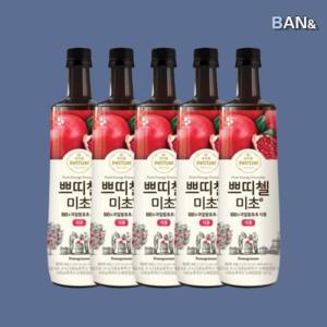 [CJ] 쁘띠첼 석류 식초 미초 900ml 5개 대용량 .