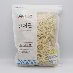 국내가공 일미 백진미 오징어채 1kg  페루산