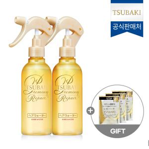 츠바키 프리미엄 리페어 워터 220ml 2개+ 프리미엄 EX 리페어 마스크 샤쉐 3매