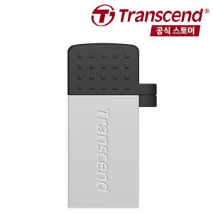 트랜센드 JetFlash 380 OTG USB 2.0 메모리 실버 32GB