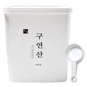 순담 구연산  4kg 섬유유연제 세정제 세제