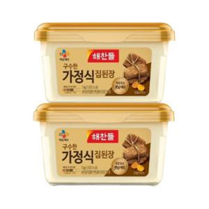 해찬들 구수한집된장, 1KG, 2개