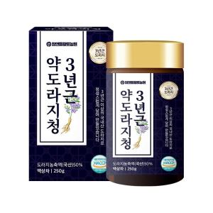 [참앤들황토농원] 국내산 3년근 약도라지청 250g X 1병