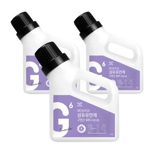 레인보우샵 섬유유연제 구연산 워터 라벤더향, 1L, 3개