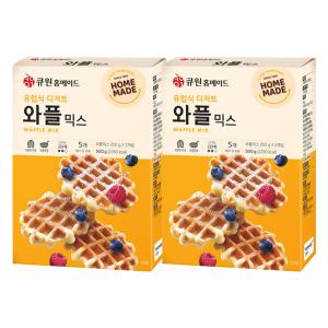 큐원 홈메이드 와플믹스 500g 2개