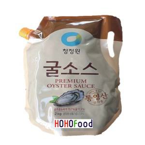 대상 청정원 굴소스 2kg (통영산) 스파우트팩