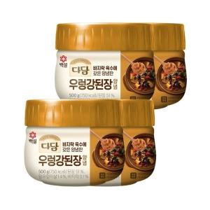 (냉장) 다담 우렁강된장 양념 500g 4개