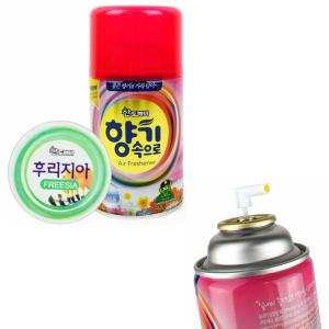 실내자동분사리필캔290ml 후리지아향 공기정화향기방향제 분사기미포함