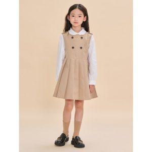 [BEANPOLE KIDS] [BEANPOLE KIDS] 트렌치형 베스트 원피스  베이지 (BI4771G03A) (BI4771G03A)