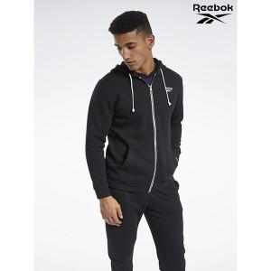 [하프클럽/리복]Reebok 남성 트레이닝 TE 플리스 풀집 후디 RETS1F015BK