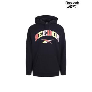 [하프클럽/리복]Reebok봄가을 공용 블랙 클래식 베스킷볼 후드티셔츠