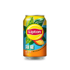 립톤 복숭아 아이스티 제로 355ml x 24캔