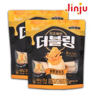 천하장사 소세지 더블링 콰트로치즈 400g X2봉