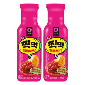 [소비기한 임박] 청정원 찍먹 맵닭치즈소스, 250g, 2개