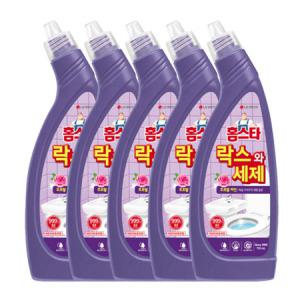 홈스타 락스와세제 3X 폼 스프레이 후레쉬 500ml 5개