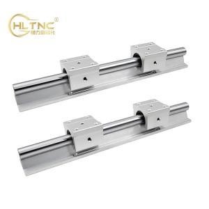 EU RU 2pcs 선형 가이드 레일 SBR20 사용자 정의 길이 4pc SBR20UU 20mm CNC 밀링 라우터 기계용 선형 볼