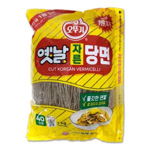 오뚜기 옛날 자른 당면 1kg X 1개 잡채 사리 40인분