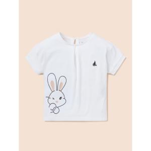 [BEANPOLE KIDS] 여아 저지 반소매 티셔츠  화이트 (BI4342G051)