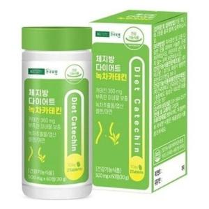 건국유업 체지방 다이어트 녹차카테킨 500mg x 60정