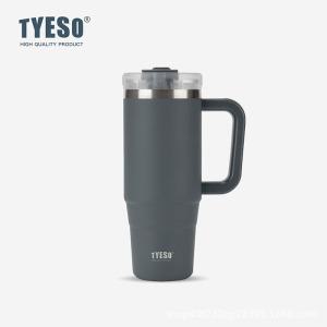 대용량 텀블러 이중진공 보온보냉 손잡이 텀블러 900ml / 1200ml  + 빨대