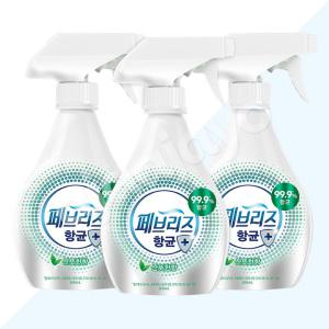 페브리즈 항균플러스 산뜻한향 370ml 3개 섬유탈취제