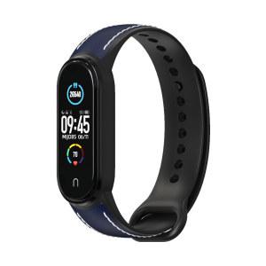 샤오미 미 밴드 7, 5, 6 용 스트랩, 정품 가죽, Amazfit 밴드 5 팔찌, Correa Xiomi Miband 5 교체용 스트랩, 신제품