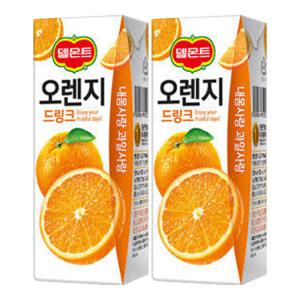 델몬트 드링크 오렌지주스 190ml x 64팩