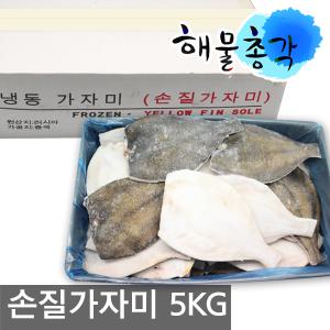 해물총각 손질 가자미 5kg 1박스 30마리내외 생선구이 조림 튀김