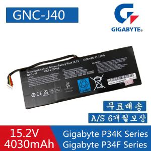 GIGABYTE GNC-J40 배터리 P34K  P34W  P34F  961TA013F  P34G