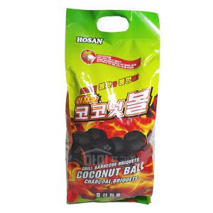 호산 차콜 코코넛 야자 숯 3kg / 캠핑 코코넛볼