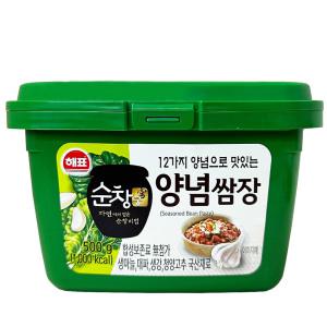 사조해표 양념쌈장 500g 1개, 맛있는 양념듬뿍 고기 전용 가정용 여행용