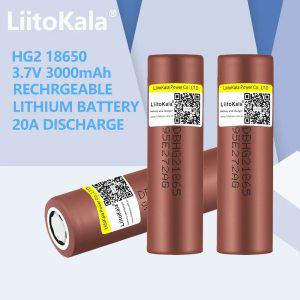 Liitokala HG2 18650 3000mAh 배터리 18650HG2 3.6V 방전 20A hg2 전원 충전식 전용