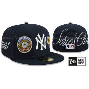 미국정품 MLB New York 양키즈 HISTORIC CHAMPIONS Navy Fitted Hat by Era