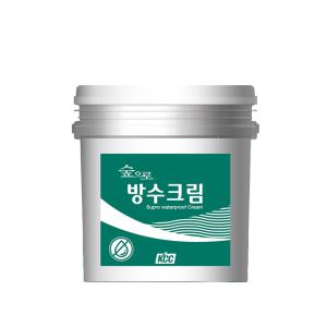 KCC 숲으로 방수크림 투명 4kg 건축물 균열 수용성 방수제